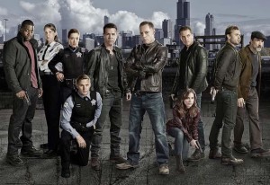 CHICAGO PD -- Season: 1 -- Pictured: (l-r) LaRoyce Hawkins as Detective Kevin Atwater, Amy Morton as Sgt. Trudy Platt, Marina Squerciati as Officer Kim Burgess, Brian Geraghty as Officer Sean Roman, Jon Seda as Det. Antonio Dawson, Jason Beghe as Sgt. Hank Voight,  Sophia Bush as Det. Erin Lindsay, Jesse Lee Soffer as Det. Jay Halstead, Patrick Flueger as Det. Adam Ruzek,  Elias Koteas as Det. Alvin Olinksy -- (Photo by: Paul Drinkwater/NBC)